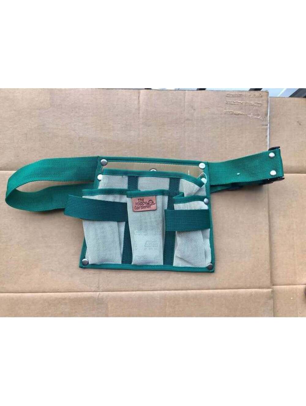 NwoT The Happy Gardener 4-Pocket Tool Pouch w/ Belt Gardening Tool Adjustable